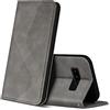 ZONNAVI Cover per Samsung Galaxy S10, Flip Custodia Pelle PU con [Slot Cart] [Supporto Stand] [Magnetica], Cover a Libro Portafoglio per Samsung Galaxy S10 (Grigio)