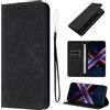LSPCASA Custodia con Xiaomi Poco X7 Pro 5G 6,67 Pollici Premium Pelle PU Flip Protettiva Cover Con Slot Per Schede e Funzione Supporto Custodia Cover Portafoglio con Xiaomi Poco X7 Pro 5G-Nero