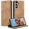 Monweicz Cover Compatibile con Samsung Galaxy S25 Plus, Custodia Portafoglio con Slot per Scheda, Protezione Completa Premium in Pelle PU, Flip Libro Magnetica Samsung Galaxy S25 Plus, Marrone