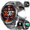 LIGE-2025 Orologio Smartwatch Uomo con 1000 mAh Batteria, 1,75" AMOLED Militare Smartwatch Uomo con Chiamate/Torcia LED/Impermeabile IP68, 120+Modalità Sportive Fitness Tracker, Android iOS