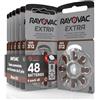 Udivita 48 Batterie Per Apparecchi Acustici Rayovac Extra Advanced 312. 6 Blister da 8 Pile