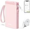 Nelko Etichettatrice con Nastro, Stampante per Etichette Bluetooth Portatile P21, Taglierina per Adesivi Integrata Wireless Mini Etichettatrice con Modelli Multipli per Organizzare Archiviazione