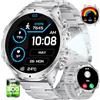 LIGE Smartwatch Uomo con Torcia LED/800mAh, 1.85'' Orologio Smart Watch con Chiamata Bluetooth, IP68 Impermeabile 110+ modalità Sportive per Android iOS