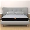 miasuite i sogni italiani Materasso Singolo 80x190 Memory, Spessore 20 cm, Ortopedico, Automodellante, Traspirante e Antiacaro, Anallergico, Confortevole ed Ergonomico - Made in Italy - Fiocco