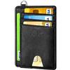 FurArt Porta Carte di Credito, Protezione RFID Portafoglio porta tessere Sottile, Slim Porta Carte Credito Da Uomo e Donna