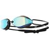 TYR Racing Goggle Mirrored, Occhialino specchiato da Competizione Tracer X Unisex-Adult, Gold Black, Taglia unica