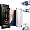 Generic SmoothShield - Confezione da 2 pellicole proteggi schermo in vetro temperato con antigraffio, anti-impronte, privacy e installazione automatica senza polvere, per iPhone (privacy, 15pro)