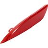 INFINAUTO Riflettore paraurti posteriore sinistro Riflettore paraurti laterale per Ford Fiesta Sedan 2009-2012 Plastica Rossa Resistente
