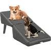 Generic Scala ottomana divisa per cani, scala pieghevole per animali domestici, gradini per cani per divano e letto, robusto aiuto per l'arrampicata per cuccioli di veicolo piccoli gattini comodino