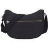 Borbonese Borsa Luna Bag Small nera con zip NERO TU