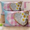PETTI Artigiani Italiani - Coppia di Federe Cuscino 30x50 cm in Microfibra, Cuscini Arredo Camera da Letto, Divano, Salotto, Set 2 Fodere Copricuscino, Federa Shabby 329, 100% Made in Italy