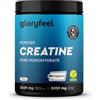 Gloryfeel Creatina Monoidrata in Polvere 500 g, Materia Prima di Marca Creapure ad Alto Dosaggio, Supporto per Sport e Atleti, 100% Creatina Pura e di Alta Qualità, Palestra e Pre Workout