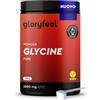 Gloryfeel Glicina in Polvere 1 kg (330 Porzioni) - Alta Concentrazione 3000mg di L-Glicina al Giorno - Puro Aminoacido Naturalmente Dolce - Rapida Solubilità - Testata in Laboratorio, Vegan e Senza Additivi
