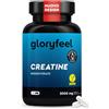 Gloryfeel Creatina Monoidrata, 320 Capsule, 3000 mg di Creatina Pura per Dose, Amminoacido per Migliorare le Prestazioni Fisiche in Palestra*, Supporto Durante e Pre Workout, Vegana e Senza OGM