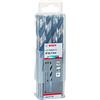 Bosch Accessories 2608577275 HSS PointTeQ (10,7 x 94 x 142 mm) - Set da 5 Pezzi di Punte Elicoidali per Trapano per Metallo, Acciaio, Fusione o Plastica, Grigio (Argento), Ø 10.7 mm
