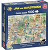 Jumbo Jan Van Haasteren JVH Garden Center Puzzle Adulti Cartone 100% riciclato 1000 pezzi Jumbo