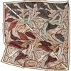 Prettystern foulard in lana-seta doubleface 65 cm - sciarpa di seta stampata, bandana unisex per donna & uomo, primavera & autunno SW11