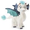 NICI Zafura Draghetto di peluche, morbido, tenero pupazzo per coccole e giochi, per adulti e bambini, 27 cm, bianco glitter - 62420