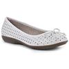 CLIFFS BY WHITE MOUNTAIN Cheryl, Ballerine Donna, Bianco Brunito Liscio, 41.5 EU Larga