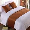 TTiiLoe Runner da letto, copriletto king size, in morbido velluto, marrone, lussuoso, runner per piedi del letto, sciarpa, asciugamano per hotel, camera da letto, camera da letto, camera da letto, camera da