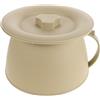FRCOLOR Contenitore per urinatoio con coperchio, portatile, per adulti, casa, viaggi, giallo chiaro