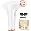Haarlosy Epilatore Luce Pulsata IPL, 3 IN 1 HR/SC/RA Epilatore Laser per Donna e Uomo, 9 Livelli di Energia Regolabile Adatto Depilatore Corpo, Gambe, Viso, Ascelle (Bianco)