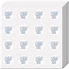 CREATCABIN 128 pz Adesivi Rotondi Elefante Animali Selvatici Decalcomania 1 Cerchi Cartone Animato Zoo Autoadesivo Impermeabile Blu Adesivo Calendari Planner Diario Bottiglia d'Acqua 2.5x2.5cm