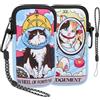 Pwsap Custodia in Neoprene per Smartphone,Gatto dei Tarocchi Astuccio Portacellulare a Sacchetto con Tracolla, 7Impermeabile Borsa Verticale Custodia per Telefono iPhone 14 15 16 Samsung,Regalo Divertente