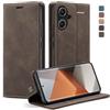 owlhold Cover per Xiaomi Redmi Note 13 Pro+ 5G/Redmi Note 13 Pro Plus 5G Custodia Magnetica Portafoglio Flip[Antiurtoo][Cavalletto][Carta Fessura] Cover Pelle per Redmi Note 13 Pro+ 5G -Caffè