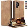 owlhold Cover Samsung Galaxy A13 4G/5G/A04s,Cover Samsung A04s/A13 4G/5G Magnetica Portafoglio Flip[Antiurtoo][Cavalletto][Carta Fessura] Custodia Pelle per Samsung A13 5G/4G/A04s-Marrone