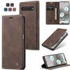 Cracedily Cover per Google Pixel 7 Pro Case, Custodia Cover Pelle Premium Portafoglio con Porta Carte Magnetica Supporto Protezione Flip Case Custodia per Google Pixel 7 Pro,Caffè