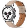 Tasikar 22mm Cinturini Compatibile con Huawei GT 2 GT 3 46mm, Design in Vera Pelle per Samsung Galaxy Watch 46mm/3 45mm/Gear S3 Frontier