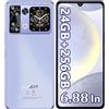 CUBOT P90 Smartphone Android 15, 24GB RAM+256GB ROM Telefono Cellulare G100, 6.88 120Hz Cellulari e Smartphone, 1.72 Touch Screen Posteriore, 64MP+16MP Telefoni, 5100mAh/18W, NFC/Face ID/Fingerprint