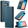owlhold Cover Samsung Galaxy S10e Custodia Samsung S10e Portafoglio Flip [Antiurtoo][Cavalletto][Carta Fessura] Cover Pelle per Samsung Galaxy S10e- Blu Verde