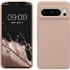 kwmobile Cover per Google Pixel 8 Pro Custodia - Back Case per Smartphone in Silicone TPU - Protezione Gommata - rosa antico matt