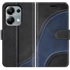 BoxTii Cover per Xiaomi Poco M6 PRO 4G, Custodia in PU Pelle Portafoglio, Magnetica Flip Cover a Libro con Slot per Schede per Xiaomi Poco M6 PRO 4G, Nero