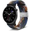 Niboow 20mm Cinturino per Amazfit GTS 4/GTS 3/GTS 4 Mini/GTS 2 Mini/GTS 2e/GTS 2/GTR 42mm, Nylon Intrecciato Regolabile Cinturino per Amazfit Bip 3 Pro/Bip 3/Bip/Bip S/Bip Lite/Bip U Pro -Colore Denim