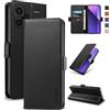 Yunubeyii Cover Libro per Xiaomi Redmi Note 13 Pro+/Pro Plus 5G - [Blocco RFID] Luxury PU Leather Portafoglio Card Holder Magnetic Phone Custodia con Kickstand, Cover Protettiva Antiurto, Nero