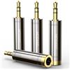 MOSWAG Adattatore Jack Stereo da 6.35 mm a 3.5 mm | per Cuffie Altoparlanti Chitarra Pianoforte Laptop