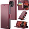 Rerzoiro Cover per Xiaomi Redmi Note 13 Pro 4G Custodia Portafoglio [Blocco RFID] Premium Pelle PU Wallet Case Flip Libro con Porta Carte Slot Supporto Flip Case per Xiaomi Redmi Note 13 Pro 4G, Rosso