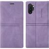 OKZone Cover per Samsung Galaxy Note 10 Plus, Cover a Libro Samsung Note 10 Plus, Custodia in Pelle Samsung Note 10 Plus Magnetica Custodia Silicone TPU,Funzione Supporto Slot Schede (Viola)