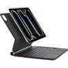 SENGBIRCH Magic Keyboard for iPad Pro 13 M4 2024 - Tastiera tedesca QWERTZ Layout con custodia, retroilluminazione multi-trackpad per iPad Pro 13, colore: Nero