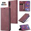 owlhold Cover Samsung Galaxy A50/A50S/A30S,Cover Samsung A50/A50S/A30S Magnetica Portafoglio Flip[Antiurtoo][Cavalletto][Carta Fessura] Custodia Pelle per Samsung Galaxy A50/A50S/A30S-Vino Rosso