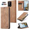 owlhold Cover Samsung A32 Custodia (Non per 4G) Magnetica Portafoglio Flip[Antiurtoo][Cavalletto][Carta Fessura] Cover Pelle per Samsung Galaxy A32 5G/M32 5G -Marrone