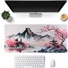 FYting Tappetino Mouse xxl,Tappeto Mouse Anime 900x400,Tappetino Mouse Gaming Grande,Base Antiscivolo in Gomma Naturale, Impermeabile e Antimacchia, Adatto per PC, MacBook, Laptop(C)
