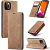 Owlhold Cover Magnetica per iPhone 12 Pro MAX - Custodia Portafoglio in Pelle con Antiurto, Cavalletto e Fessure per Carte - Marrone