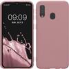 kwmobile Custodia Compatibile con Samsung Galaxy A40 Cover - Back Case per Smartphone in Silicone TPU - Protezione Gommata - rosa antico