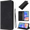 LSPCASA Protettiva Case Per Samsung Galaxy A05S 4G 6.7 Pollici Pelle Artificiale Cover Samsung A05S/SM-A057 Con Slot Per Schede Cover Funzione Supporto Custodia, Nero