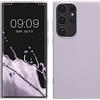 kwmobile Custodia Compatibile con Samsung Galaxy S23 Ultra Cover - Back Case per Caricatore Wireless - Antiurto e Flessibile in Silicone TPU - lavanda