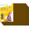 m-office Fogli Colorati A3 80g per Stampanti e Lavoretti Manuali, Blocco di Carta Colorata Assortita per Bambini, Pacchetto di Fogli Colorati per Biglietti M-Office (50h, Marrone)